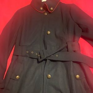 Navy blue ladies coat